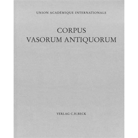 corpus vasorum antiquorum deutschland antikensammlungen Doc