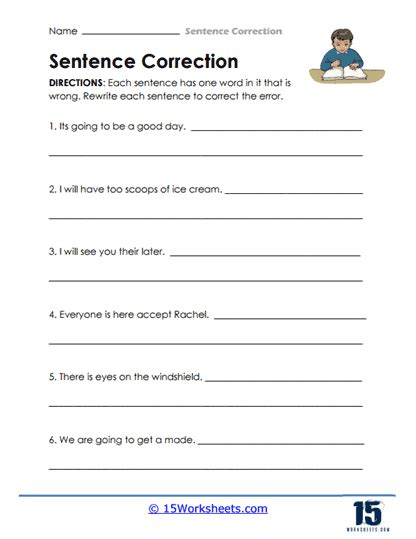 correcting grammer powerpoint 5th grade Reader