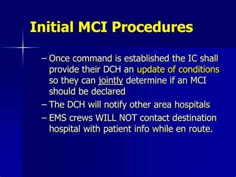 correspondence procedures mci Epub