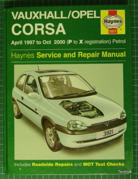 corsa b workshop manual PDF