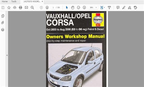 corsa c manual service Doc