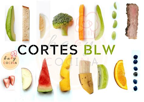 cortes de frutas blw