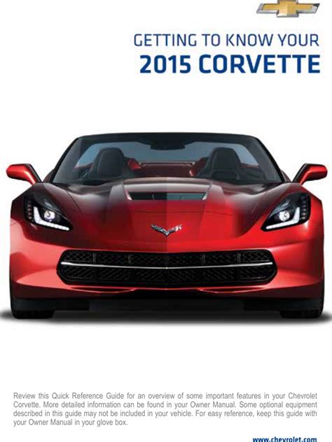 corvette 2007 user manual guide PDF