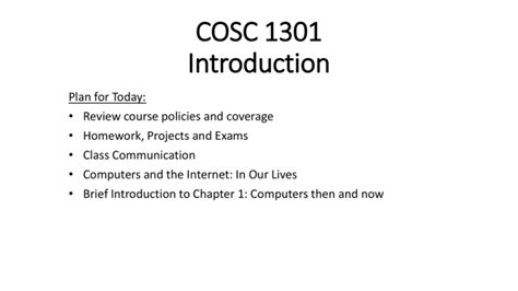 cosc 1301 study guide answers Kindle Editon