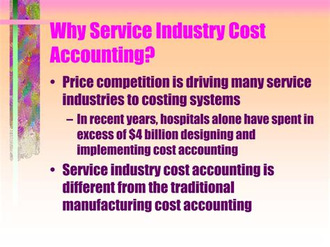 cost accounting service industry PDF