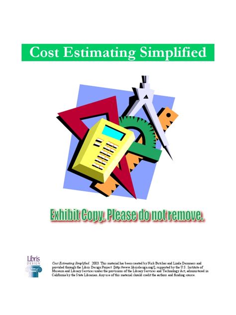 cost-estimating-simplified-libris-design Ebook Kindle Editon