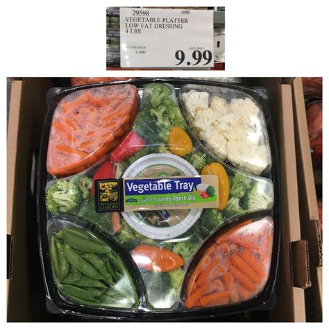 costco vegetable platter price