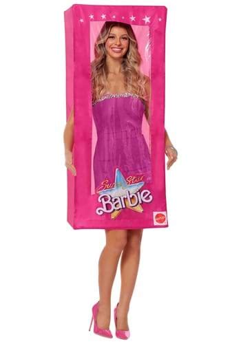 costume barbie box