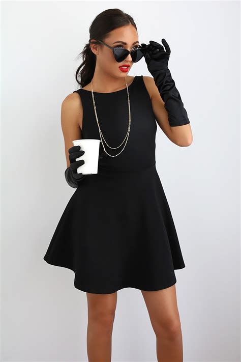 costume with a black dress