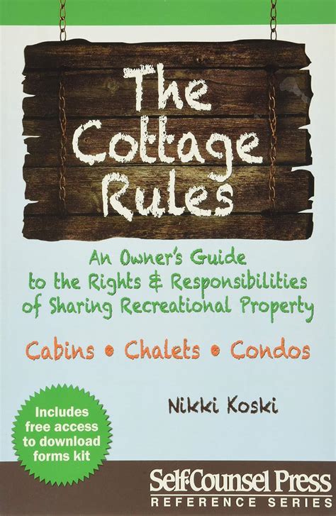 cottage rules owners guide to sharing recreational property reference series Epub