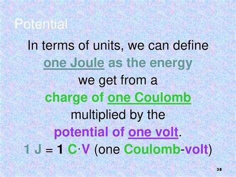 coulomb volts