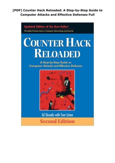 counter hack reloaded a step by step guide to computer attacks and effective defenses 2nd edition Doc