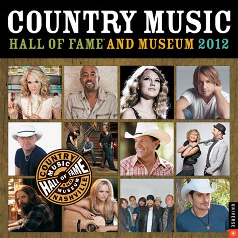 country music hall of fame and museum 2012 wall calendar Doc