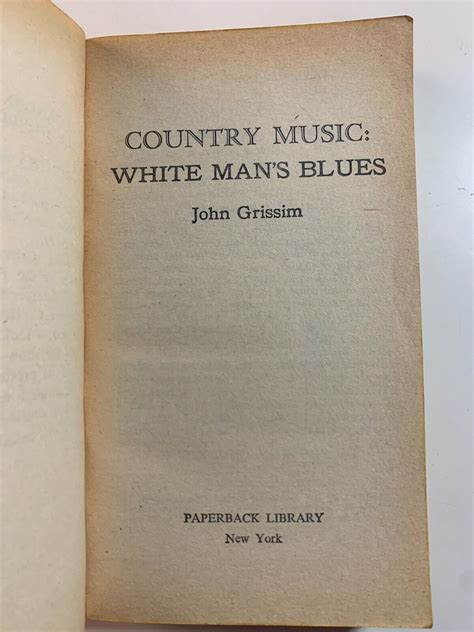 country music white mans blues Reader