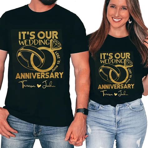 couples anniversary shirts