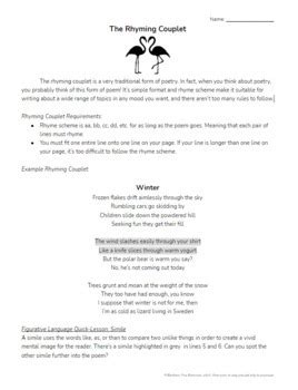 couplet with a simile Doc