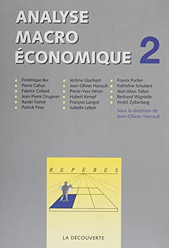 cours danalyse macroeconomique french edition Epub