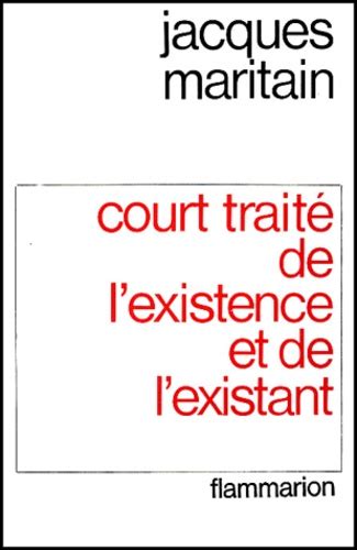 court trait de lexistence et de lexistant Doc