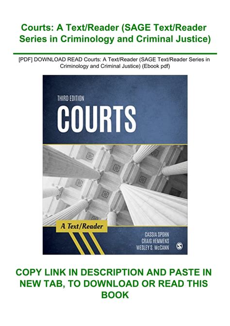 courts reader criminology criminal justice Ebook Doc