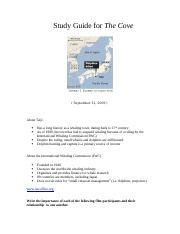 cove study guide question and answers Kindle Editon