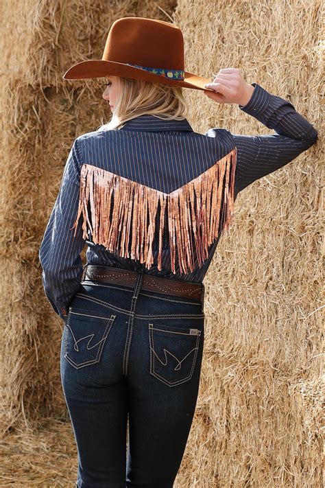 cowgirl shirt with fringe