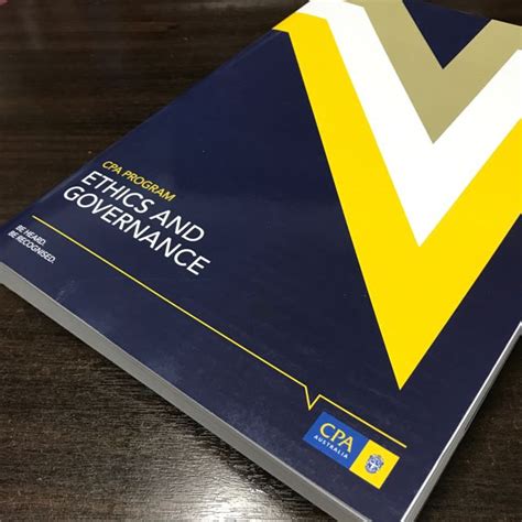 cpa australia ethics and governance manual Epub