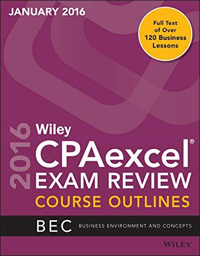 cpaexcel review january course outline ebook Epub