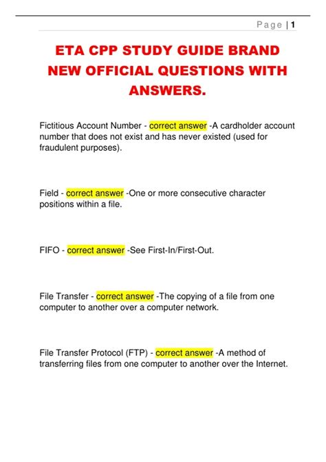 cpp study guide 2013 Doc