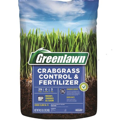 crabgrass and fertilizer