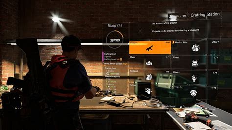 craft a high end item the division