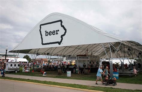 craft beer tent iowa state fair