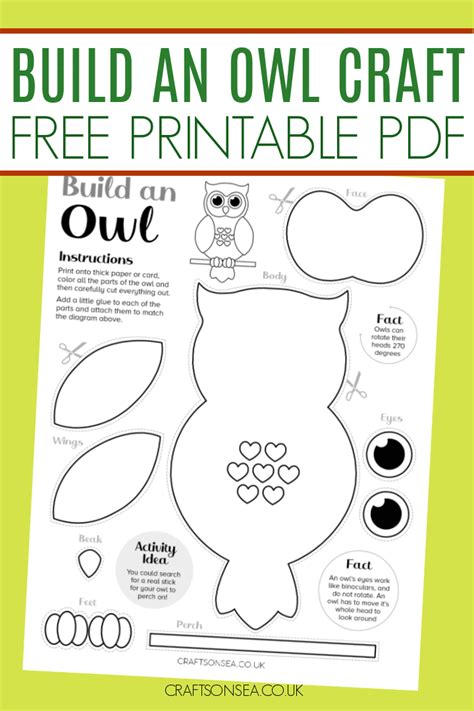 Craft Owl Template