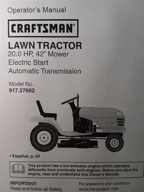 craftsman 65 mower manual Doc