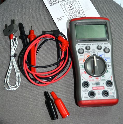 craftsman autoranging multimeter 82018 guide Epub