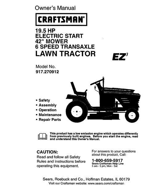 craftsman lt1000 manual pdf Reader