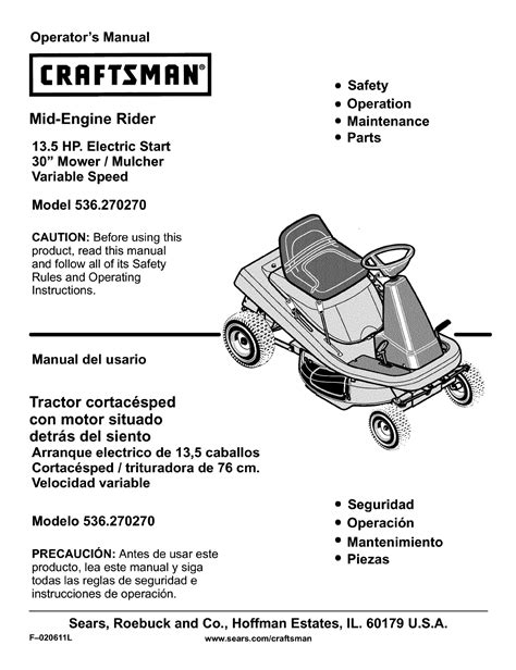 craftsman push lawn mower manual Reader