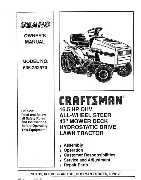 craftsman rer 1000 manual Kindle Editon