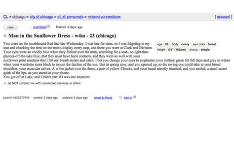 craigslist chicago missed connections Doc