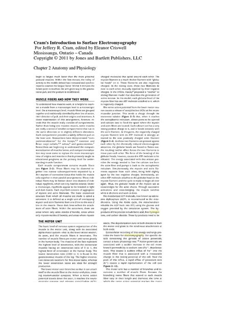 cram s introduction to surface electromyography cram s introduction to surface electromyography PDF