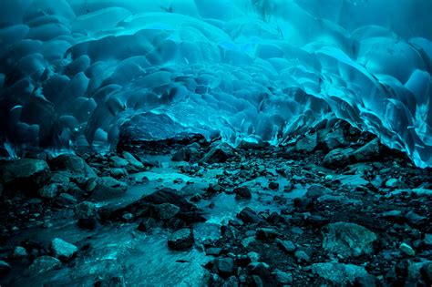 crazy blue ice/green caves