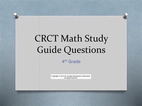 crct math study guide Kindle Editon
