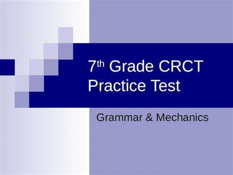 crct practice test 7th grade 2014 PDF
