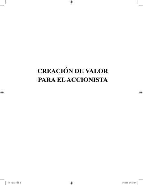 creaci n de valor para el accionista creaci n de valor para el accionista Kindle Editon