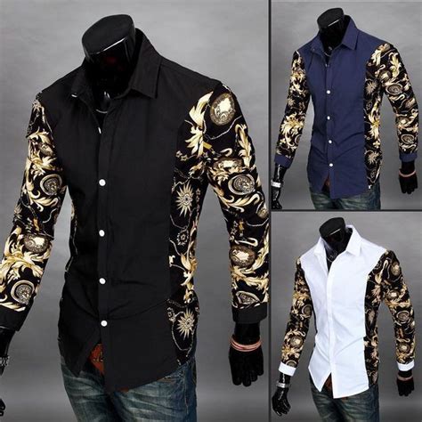 cream and black designer shirt