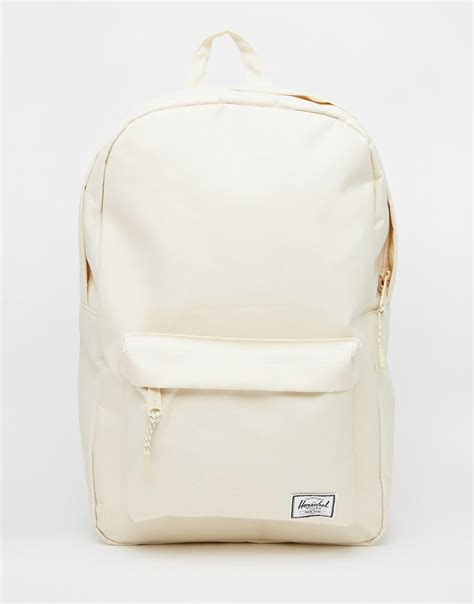 cream backpack