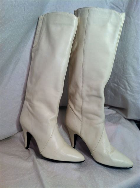 cream colored boots