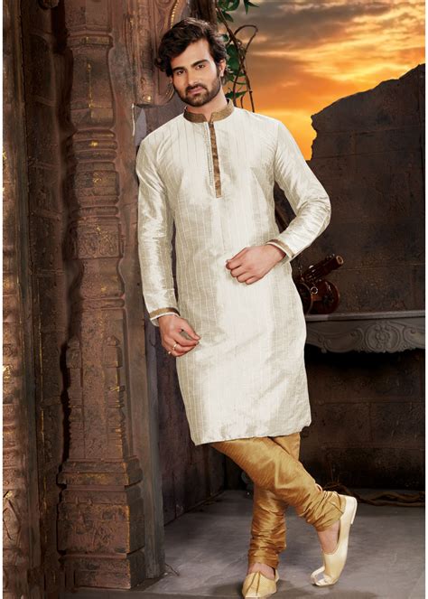 cream colour kurta