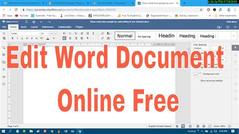 create a word document online for free Doc