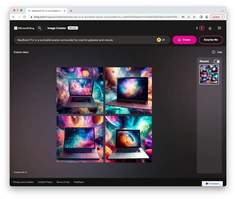 create an ai image generator