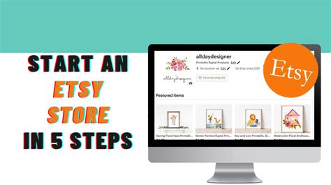 create an etsy store